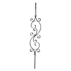 (C-101) INDTL 1051/3 RAIL BALUSTR (39-3/8" X 1/2" SQ.)