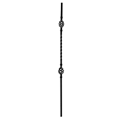 (C-108) INDTL 1158/2 TWSTD BALSTR (47" X 1/2" SQ - XL ON ONE END) (OLD# 48/1L)