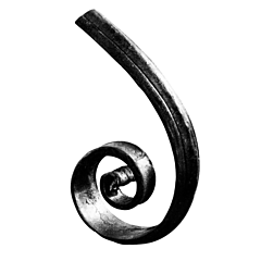 (C-123)INDTL 115/3 HAND RAIL END (MATCHES 114/2)