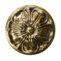 (C-187) INDTL 160/H/N SOLID BRASS INLAY (3-7/8" DIA.)