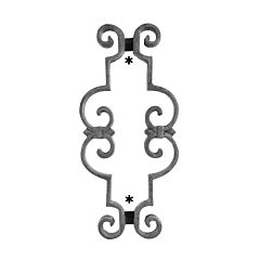 ALUMINUM PICKET CASTNG (1/2" GAP)