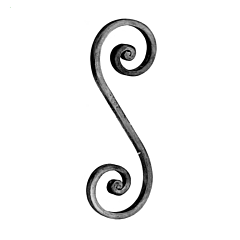 (C-11) INDITAL 630/1 SCROLL (13-3/16 X 4-1/2 X 3/4 X 3/8)
