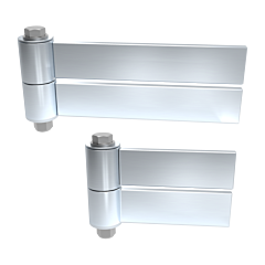 PR(S) HEAVY DUTY SHUT-IT UPHILL HINGE SET - MAX GATE WEIGHT 1500 LBS