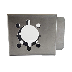 KEEDEX SINGLE HOLE "RHODES" 1-3/4" WIDE LOCK BOX- STEEL