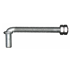 HINGE HANGER BOLT - (5/8 X 6) W/2 JAM NUTS