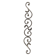 SCROLL GATE TOP (5" X 35-2/5")