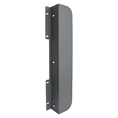 LOCKEY SILVER PANIC BAR LATCH PROTECTOR (23.5" L X 6" W X 2.5" D)