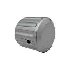 LOCKEY OVERSIZED KNOB - SILVER FINISH