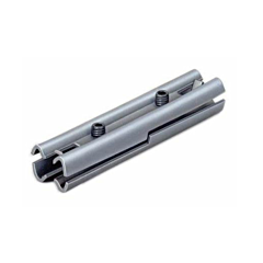 GALVANIZED STEEL DOUBLE SPLICE-LOCK FOR 1.25" SCH 40 PIPE OR 1.66" TUBE W/.140" WALL, 6" LENGTH