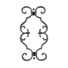 ALUMINUM PICKET CASTING (1/2" GAP)