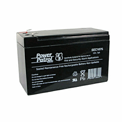 POWER PATROL" BATTERY 12V 8AH (SLA 1075) (SMALL RECTANGULAR)