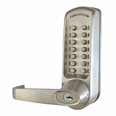 CODELOCK "HEAVY DUTY MECHANICAL" W/O PASS (DOUBLE SIDED W/KEY) (610BB-SS)