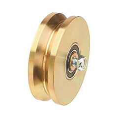 COLD ROLLED POWER V-GROOVE WHEEL ASSEMBLY (6" X 1-3/4") ***GOLD** (AH110) - SELL BY THE EACH