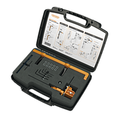 LOCINOX TOOL CASE WITH INSTALLATION & DRILLING JIG TO INSTALL LION & VERTICLOSE 2 GATE CLOSERS