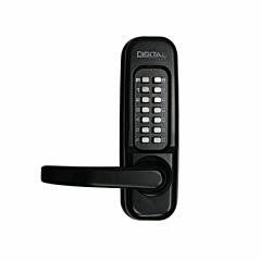 LOCKEY HEAVY DUTY "MECHANICAL" W/LEVER - (SINGLE SIDED) JET BLACK - NON HANDED