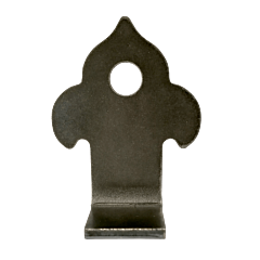 BOX(S) OF 100 ANGLE FLOWER CLIP 2 5/8 TALL X 2"" WIDE X 1"" SEAT /.138 THICKNESS