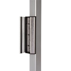 LOCINOX KEEPER FOR 1 1/2-2-1/2 GATE FRAMES (SILVER FINISH) (SAKLALUMQF2)