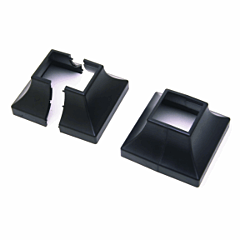 PLASTIC "SPLIT" COVER SHOE (2" SQ HOLE - 4 X 4 BASE)
