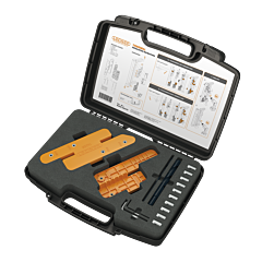 LOCINOX TOOL CASE WITH INSTALLATION & DRILLING JIG TO INSTALL TIGER GATECLOSER AND PUMA HINGE