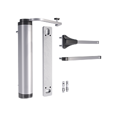 LOCINOX "VERTICLOSE 2" GATE CLOSER FOR "WALL" MOUNTED GATES UP TO 330 LBS (SILVER FINISH)