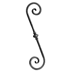 (C-116) INDITAL 1309/2 SCROLL (17-3/4 X 4-5/16 X 1/2 DIA.)