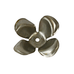 (C-162) INDTL 136/9 SHT MTL FLWR (1-7/8" DIA X 19/32" H)