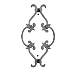 ALUMINUM PICKET CASTING (5/8" GAP)