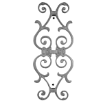 ALUMINUM PICKET CASTING (3/4" GAP)