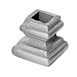 (145) INDTL 746/6 CAST IRON SHOE (9/16" SQ. HOLE)