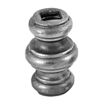 (C-141) INDTL 747/14 CAST IRO N COLLAR (5/8" SQ. HOLE)