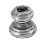 (141) INDTL 747/15 CAST IRON SHOE (1/2" SQ. HOLE)
