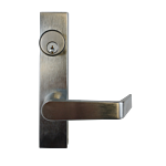 CAL-ROYAL "NARROW STYLE" ENTRANCE TRIM (FITS GLS9800 SERIES EXIT DEVICE) (SILVER FINISH)