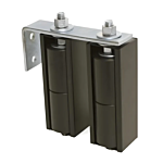 DOORKING DUAL UL 6" ADJUSTABLE GUIDE ROLLER ASSEMBLY