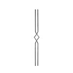 (C) INDITAL GD19/1 SINGLE DIAMOND PICKET