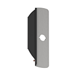 IVES VANDAL RESISTANT NIGHT LATCH TRIM FOR VON DUPRIN 98/99 SERIES - WITH BLACK GRIP