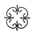 ROSETTE (9-7/8" X 9-7/8")