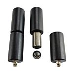 PR(S) "NO PLATE" ROUND BARREL HINGE (5" X 1")