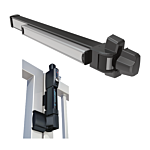 MAGNALATCH S3 VERTICAL PULL ACCESS LATCH + MAGNALATCH PANIC BAR (KEYED ALIKE)