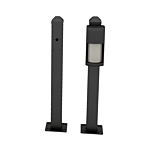 OPTEX 23" MINI POST FOR CURB MOUNTING OPTEX DETECTOR - BLACK