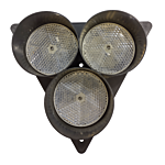TRIPLE REFLECTOR (LONG RANGE - 90ft) 9" TRIANGLE W/SHIELDS