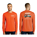 JOSC "SAFETY ORANGE" LONG SLEEVE, X-LARGE T-SHIRT