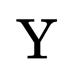 "Y" NEW BRUNSWICK STYLE STEEL LETTER - 9" HIGH, 1/8" THICK