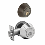 CAL-ROYAL "DOUBLE CYLINDER" DEADLATCH US10B (BRONZE) (2-3/8" B/S)