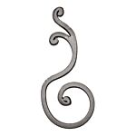 (14/059) INDITAL GD0027 LARGE SCROLL (9-27/32" H X 3-15/16"W)