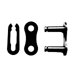 PLAIN STEEL MASTER LINK FOR #50 CHAIN (50BLK)