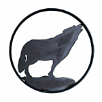 SILHOUETTE #107-18" "WOLF" FLAME CUT