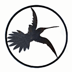 SILHOUETTE #116-18" "HUMMING BIRD" FLAME CUT