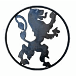 SILHOUETTE #119-18" "LION W/ TONGUE" FLAME CUT