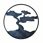 SILHOUETTE #122-18" "BONSAI TREE" FLAME CUT