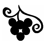 SILHOUETTE #124-4" "GRAPE CLUSTER" FLAME CUT